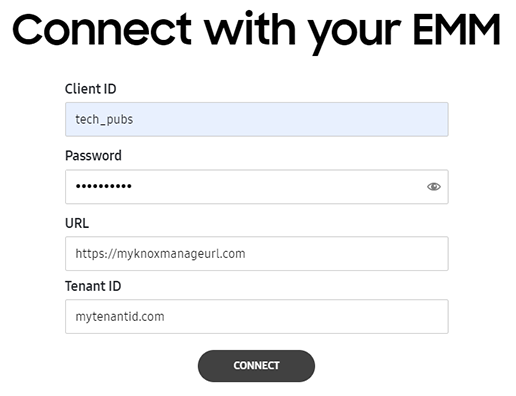 login with client id