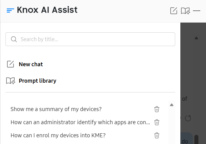 Review the chat history.