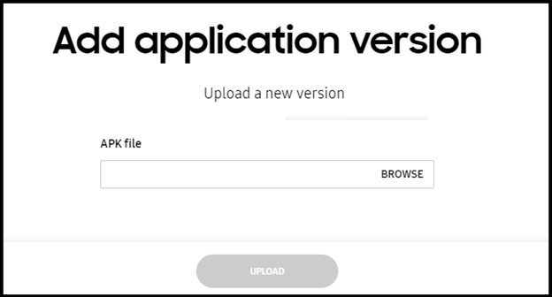 Add application version