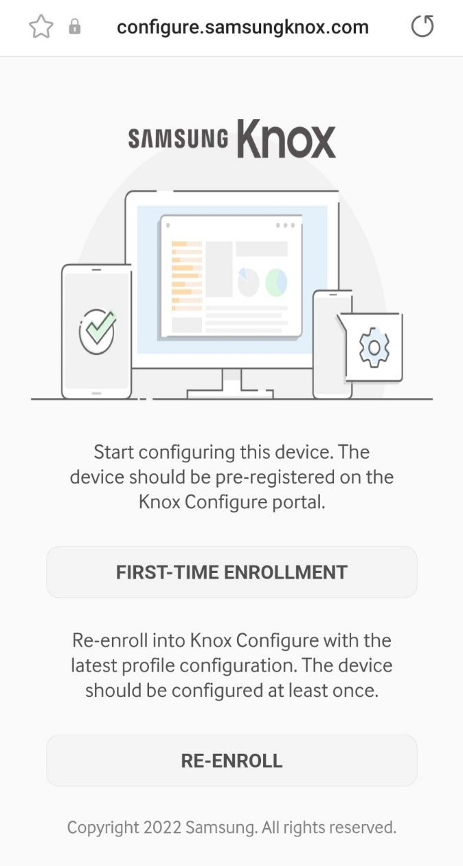 Knox Configure Global Enrollment