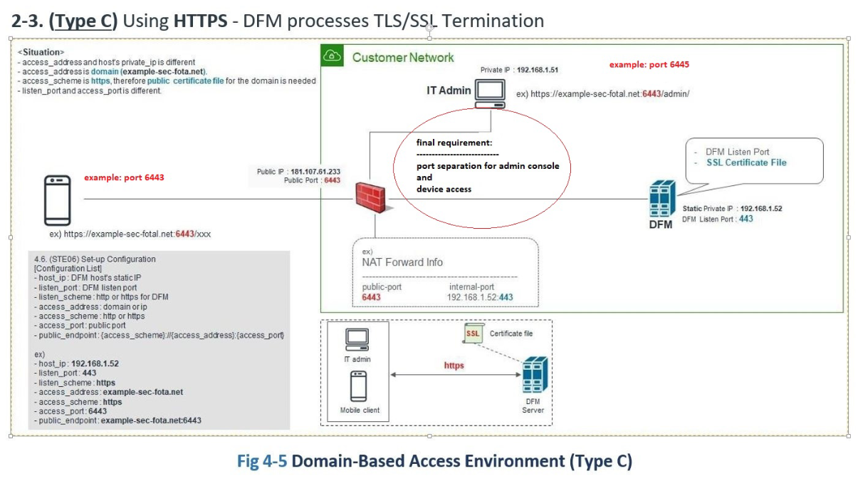 domain-based access environment type C