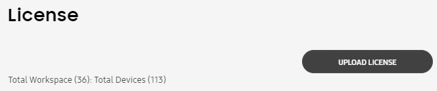 upload license