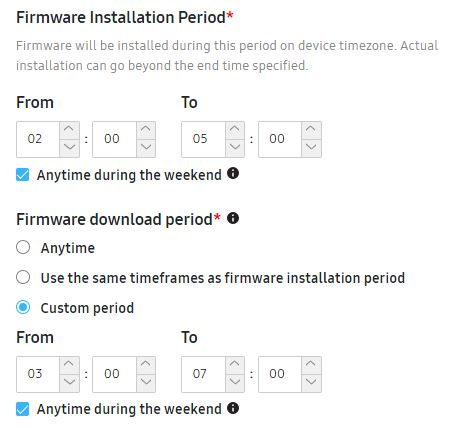 Improvements to firmware scheduling