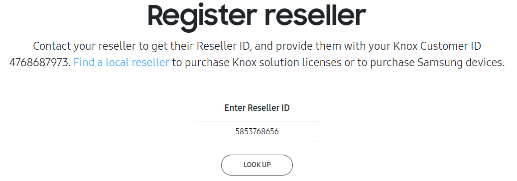 Register reseller