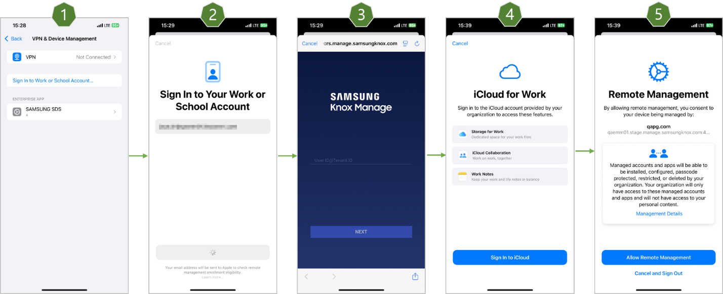 The User Enrollment Type field on Device Details
