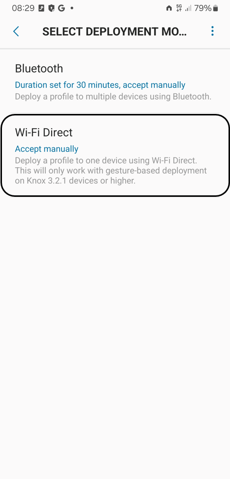 wi-fi direct enrollment