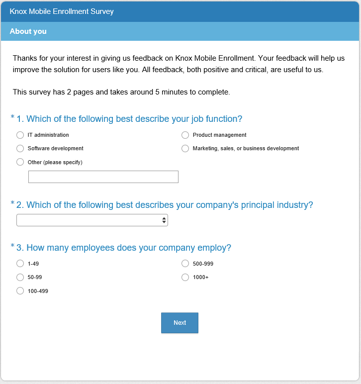 kme satisfaction survey