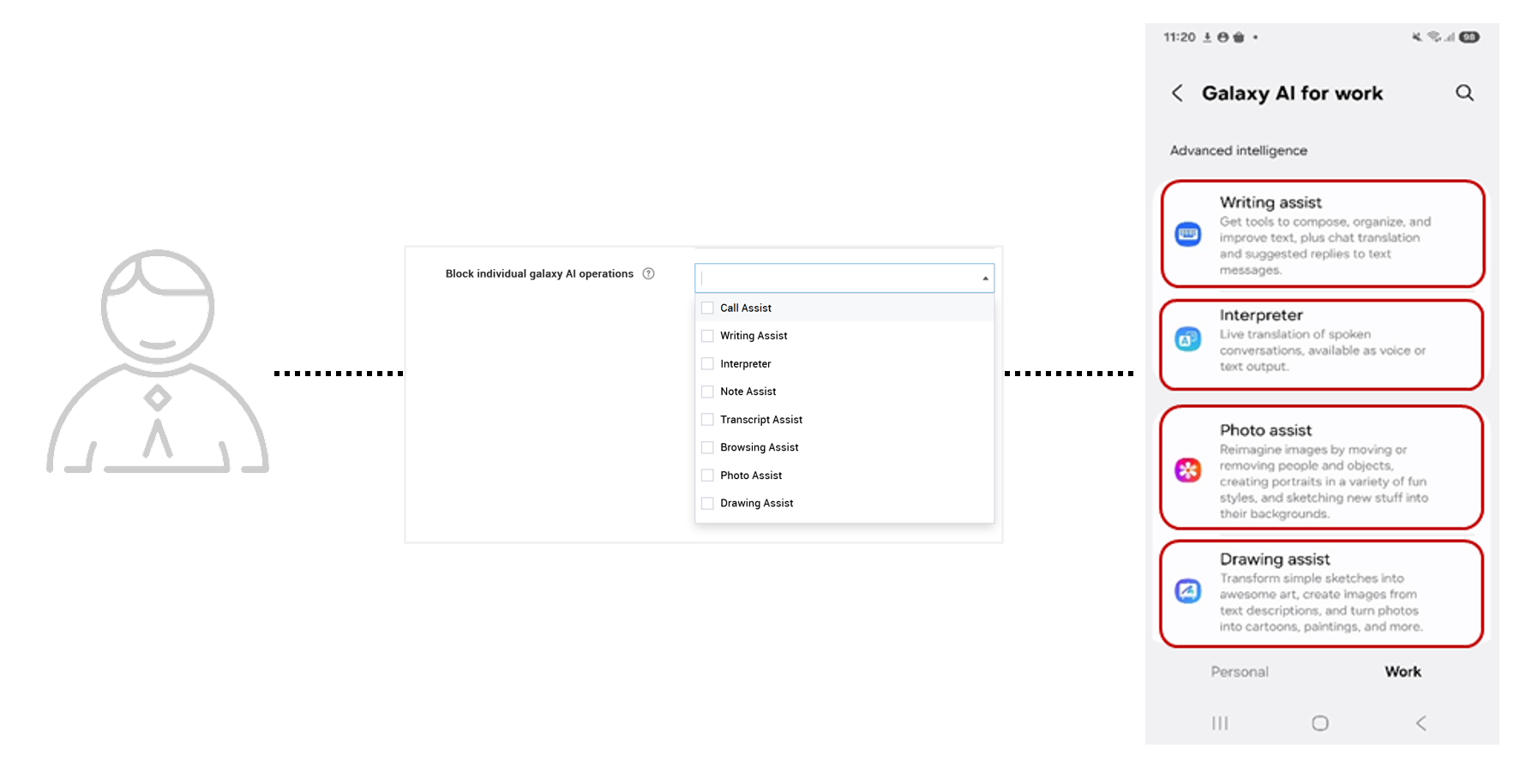 Selectively control Galaxy AI features