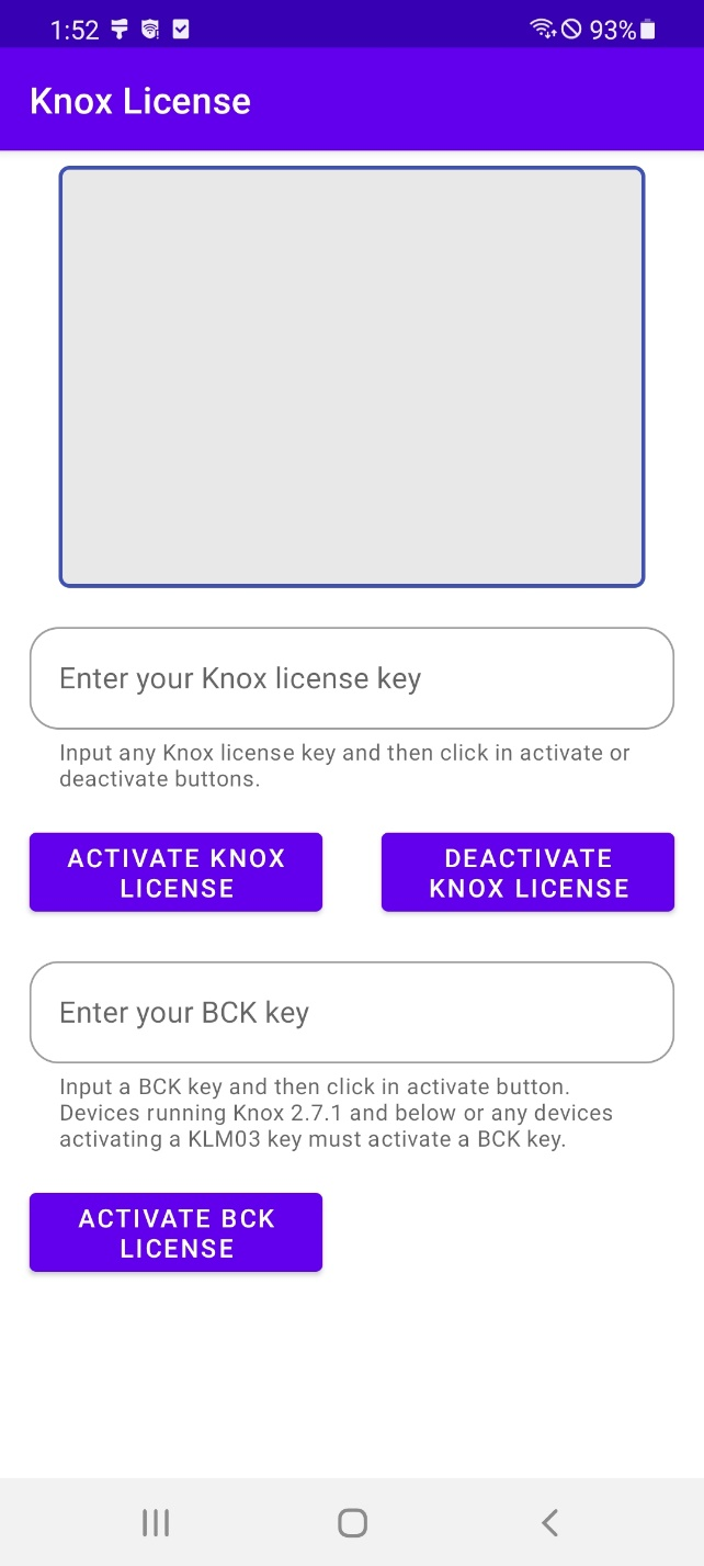 Knox sample app