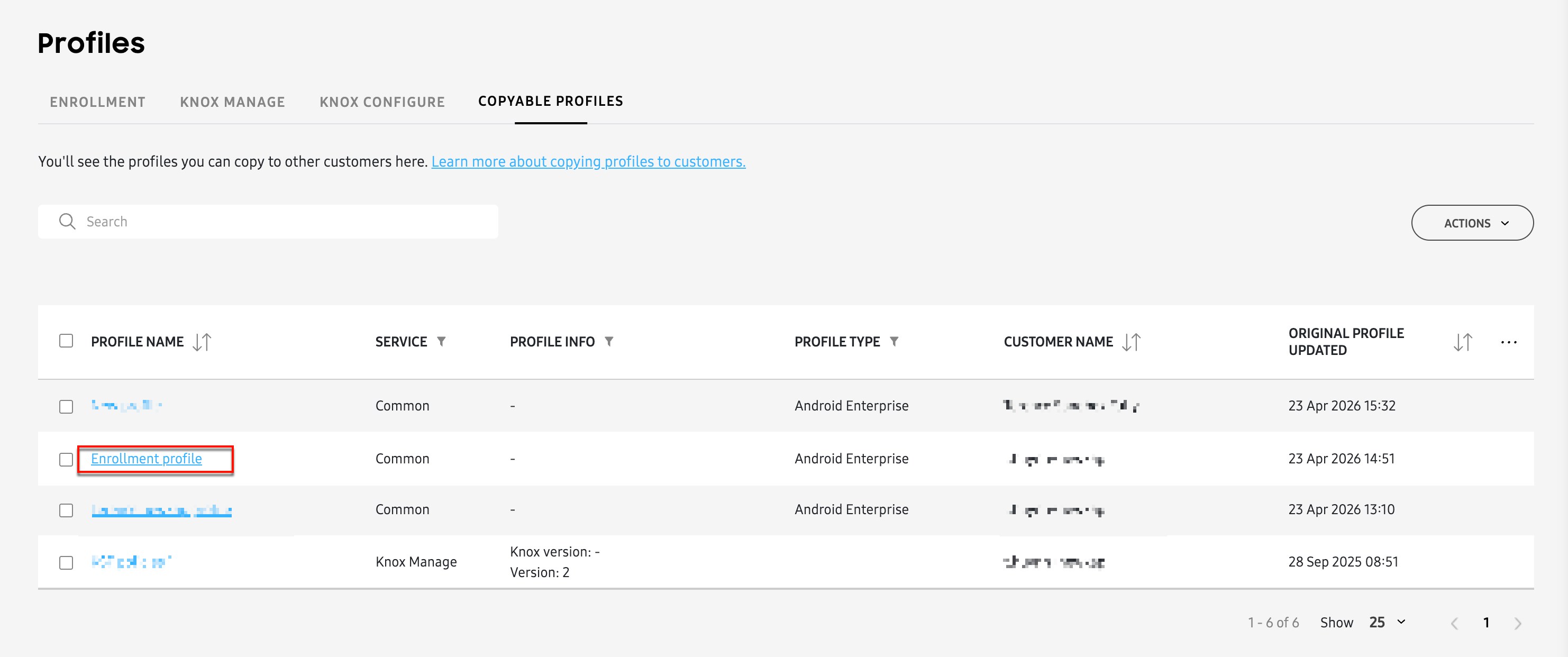 updated origin profile with KM version